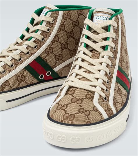 gucci tennis 1977 high-top|Gucci tennis 1977 ripstop sneaker.